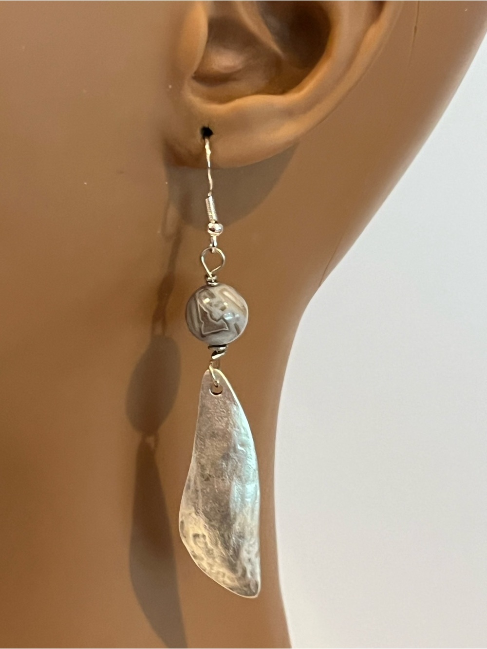 Antique Silver Drop Earrings